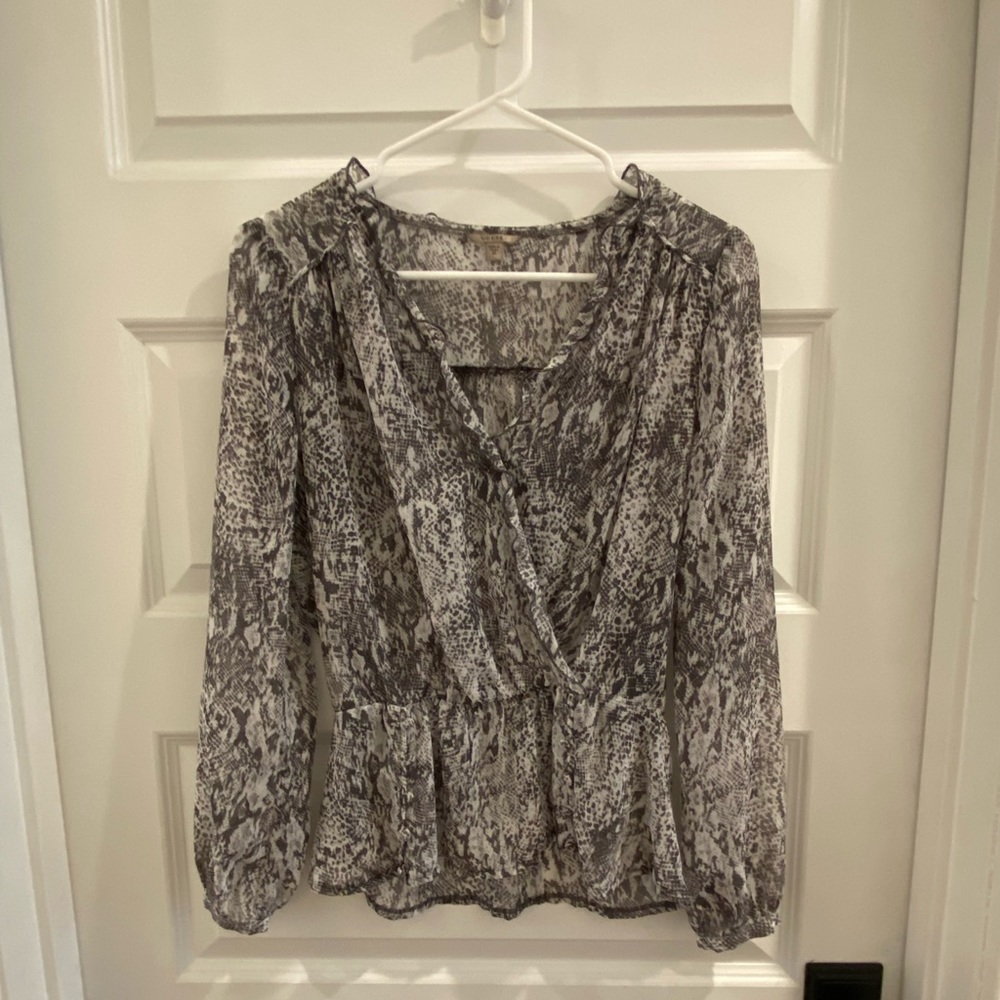 Guess Snake Print Blouse